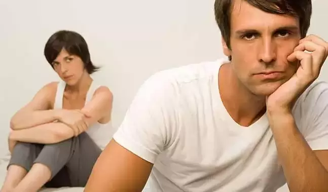 A man faces his weak potential and cannot have intimacy